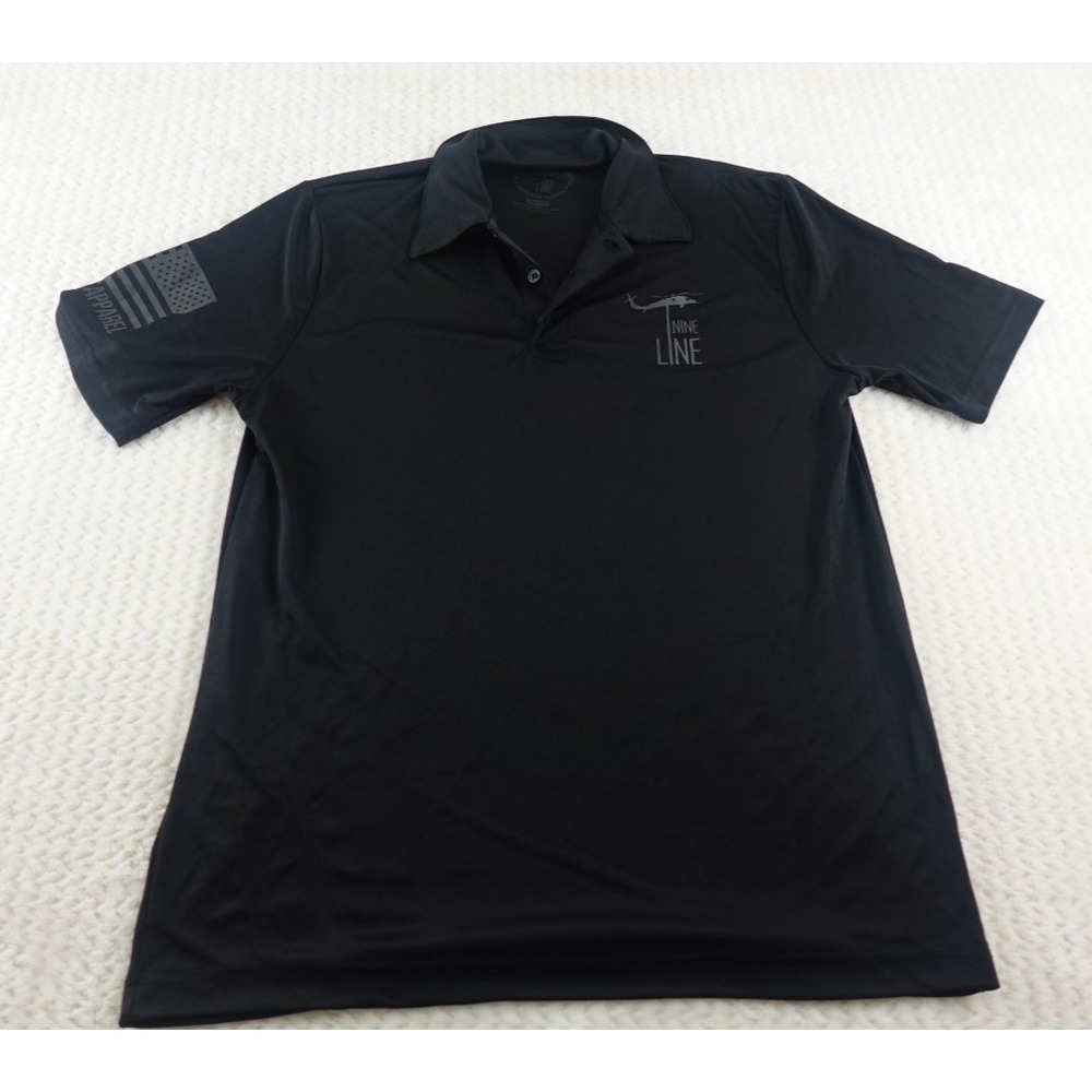 Nine Line Apparel Mens  T Shirt Black Patriotism Eagle size small